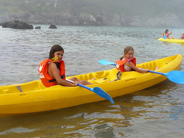adventure camp in spain canoe