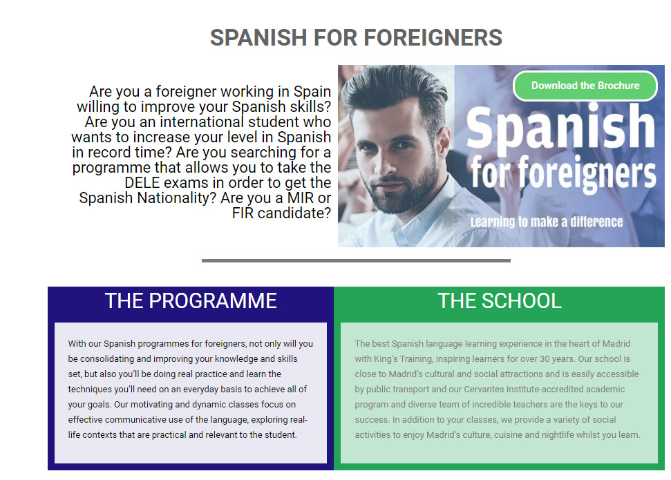 spanish for foreigners